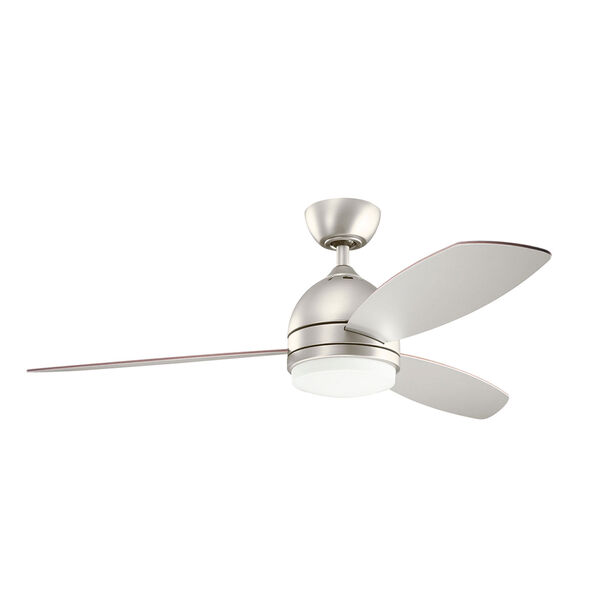 Vassar Brushed Nickel 52-Inch LED Ceiling Fan, image 1