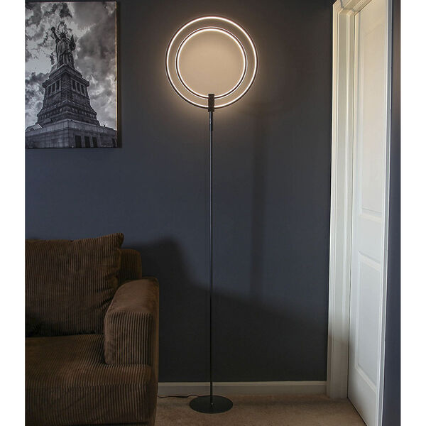 Eclipse Two-Light Integrated LED Floor Lamp, image 6