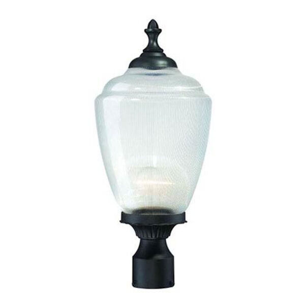 Acorn Matte Black Post Lantern, image 1