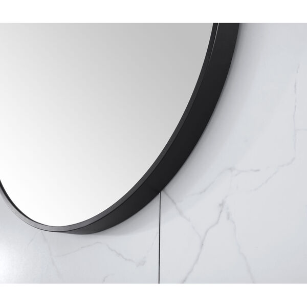 Avon Matte Black 30-Inch Mirror, image 5
