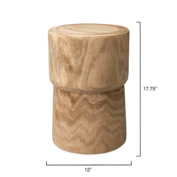 Yucca Natural Wood Side Table, image 7