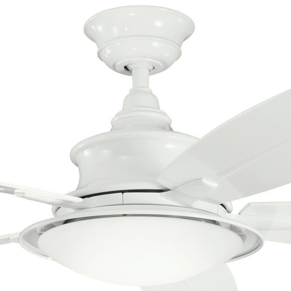 Cameron White 52-Inch LED Ceiling Fan, image 1