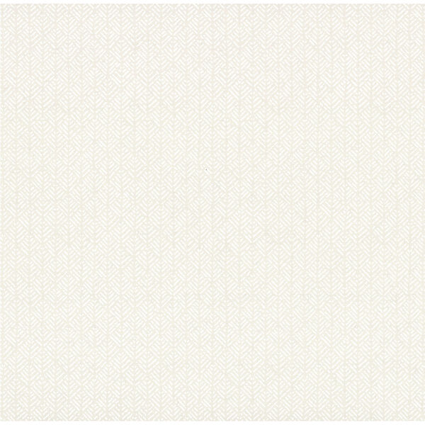 Ronald Redding Handcrafted Naturals White Woven Texture Wallpaper, image 3