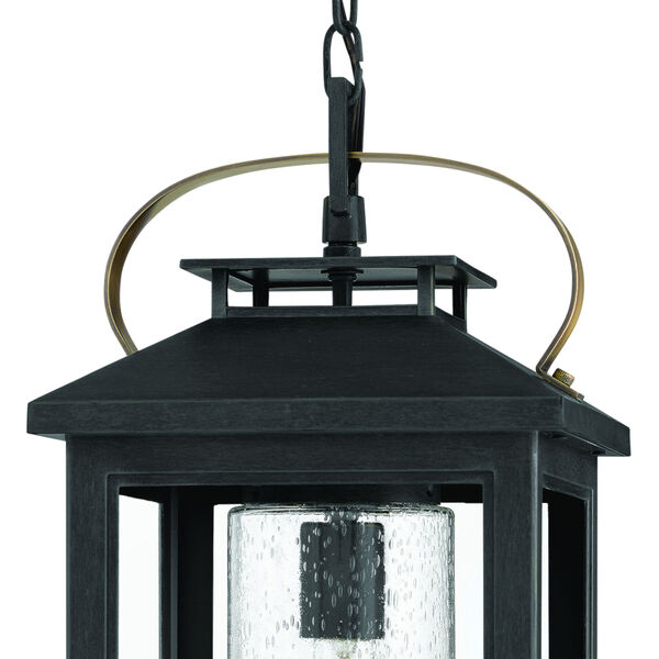 Atwater Black LED One-Light Outdoor Pendant, image 3
