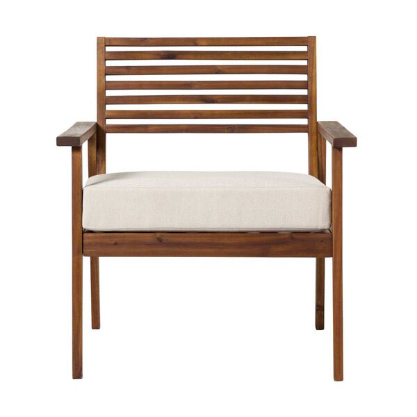 Zander Dark Brown Outdoor Club Chair, Set of Two, image 3