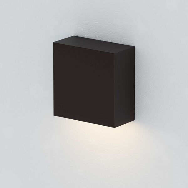 Cubed Black LED Outdoor Wall Mount, image 2
