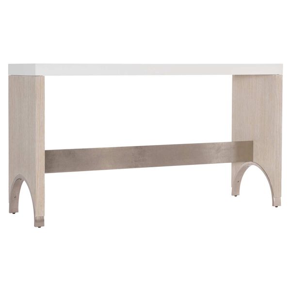 Solaria White and Natural Console Table, image 2