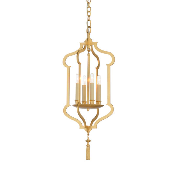 Gold Four-Light  Odaslisque Lantern, image 1