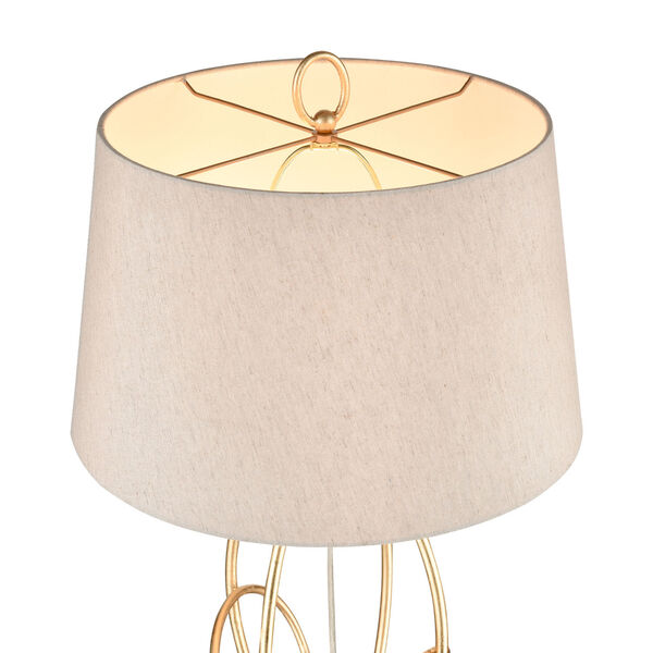 Morely Gold Leaf 63-Inch One-Light Floor Lamp, image 3