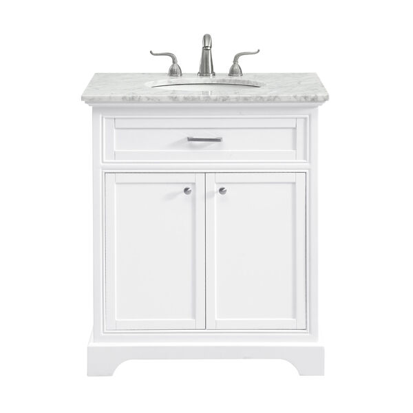 Americana White 30-Inch Vanity Sink Set, image 1