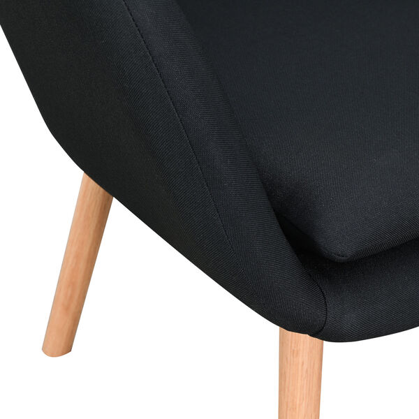 Charlotte Black Accent Chair, image 6