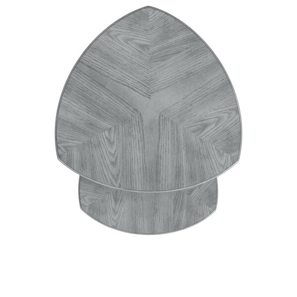 Finnegan Powder Gray Triangular Nesting Table, image 6