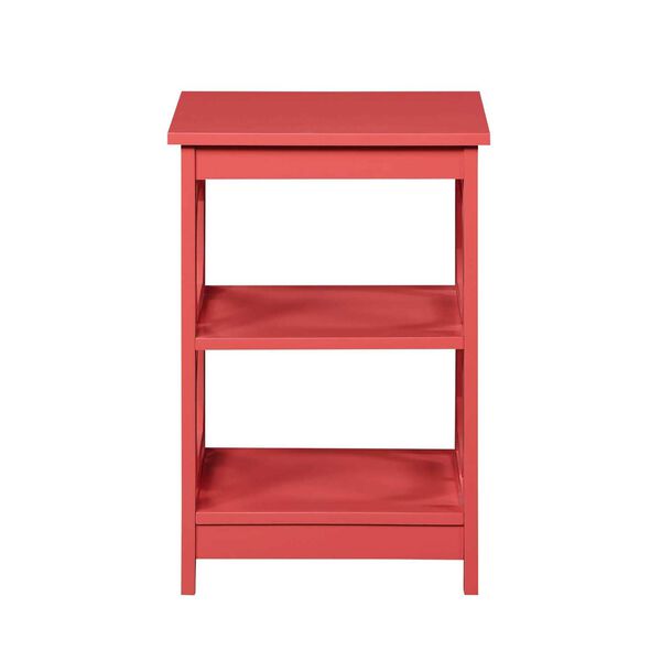 Omega Coral End Table with Shelves, image 4
