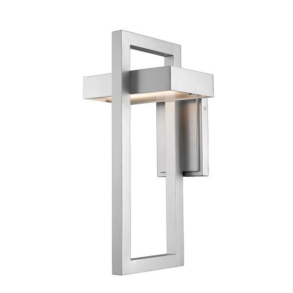 Luttrel Silver LED Outdoor Wall Sconce, image 1