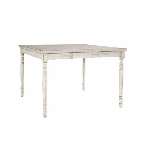 Savannah Court Antique White Counter Table - White (Chairs sold separately), image 2