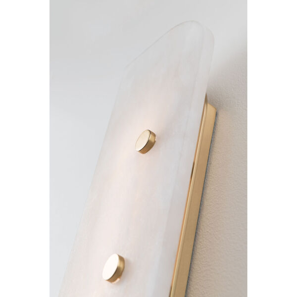 Yin and Yang Aged Brass LED 5.5-Inch Wall Sconce, image 3
