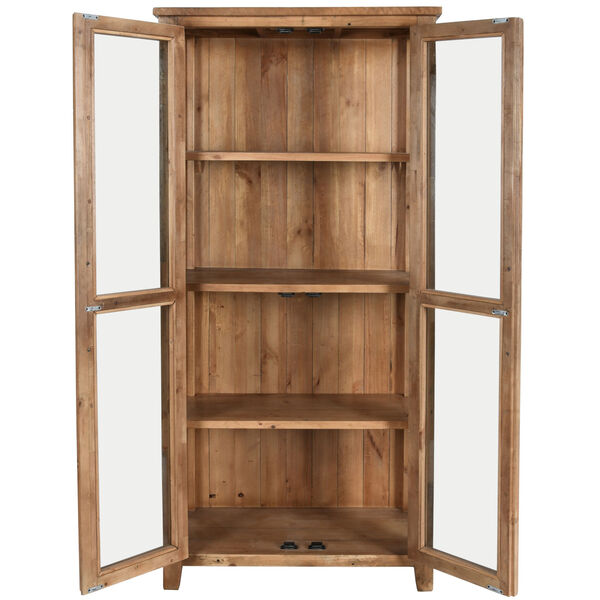 Emma Natural Pine Display Cabinet, image 4