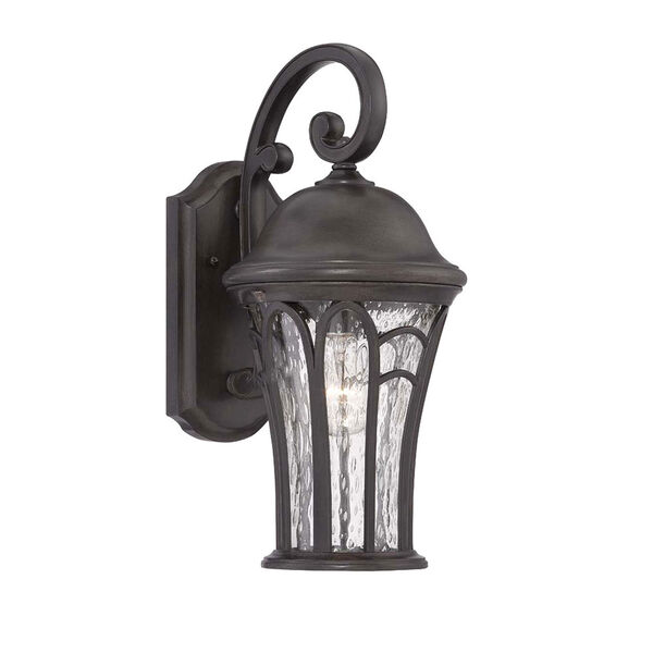 Highgate Black Coral Three-Light Outdoor Wall Mount, image 1