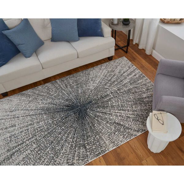 Micah Ivory Gray Blue Area Rug, image 4