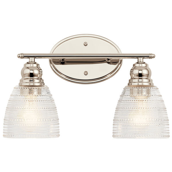 Karmarie Polished Nickel Two-Light Wall Sconce, image 2