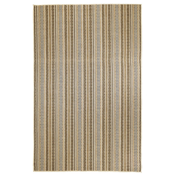 Carmel Rope Stripe Sand Stripe Rectangular: 3 Ft. 3 In. x 4 Ft. 11 In. Indoor Outdoor Rug, image 2