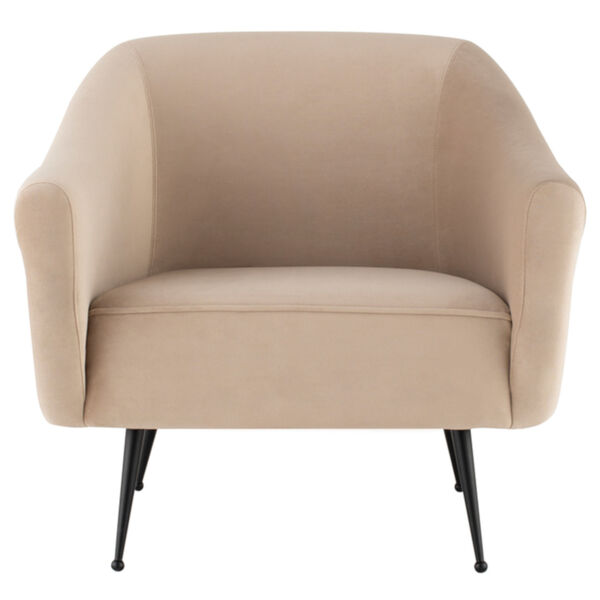 Lucie Beige and Black Occasional Chair, image 2
