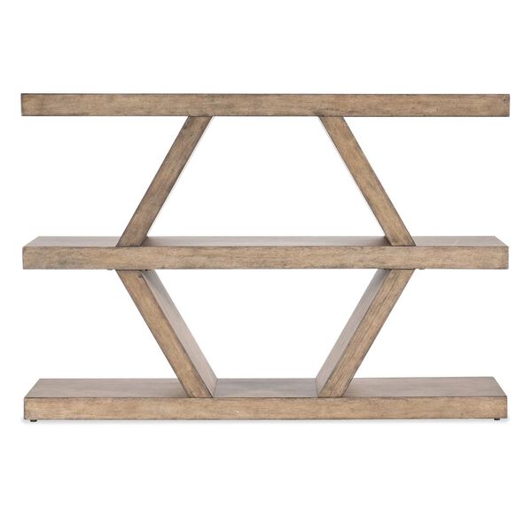 Commerce and Market Light Natural Geo Lines Console Table, image 2