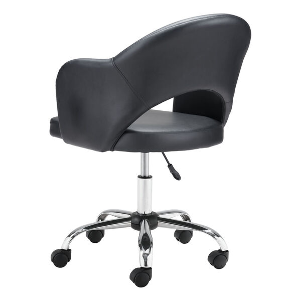 Planner Black and Silver Office Chair, image 6