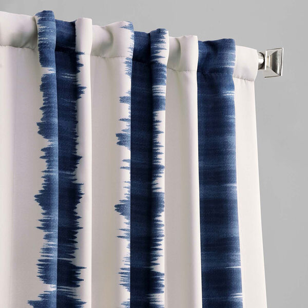 Blue Flambe 50 x 96-Inch Blackout Curtain, image 4