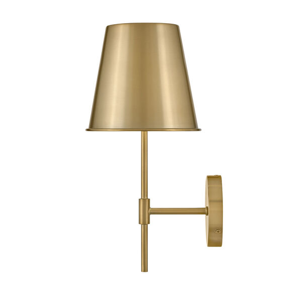 Blake Lacquered Brass Eight-Inch One-Light Wall Sconce, image 4