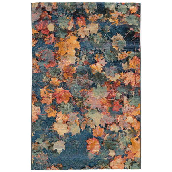 Liora Manne Marina Multicolor 7 Ft. 10 In. x 9 Ft. 10 In. Fall In Love Indoor/Outdoor Rug, image 2