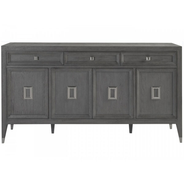 Signature Designs Gray and Brushed Nickel Appellation Buffet, image 2