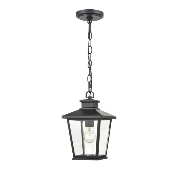 Bellmon Powder Coat Black One-Light Outdoor Hanging Lantern, image 3