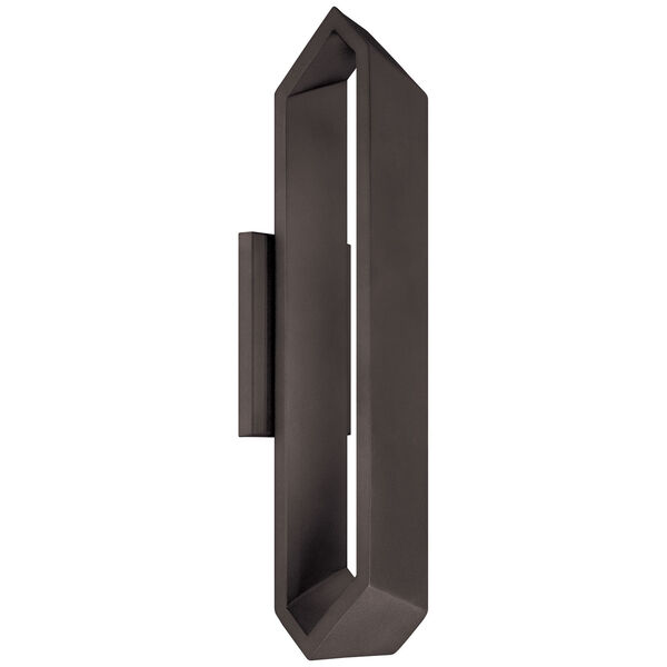 Pitch Black 18.5-Inch One-Light Outdoor LED Wall Sconce, image 1