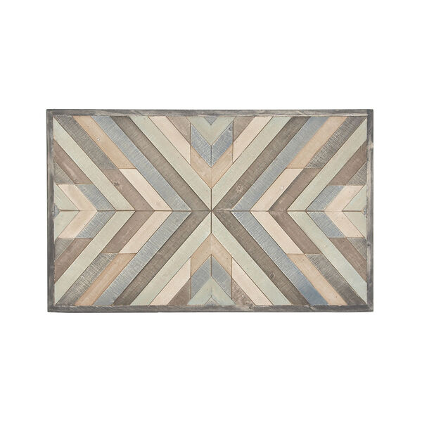 White Abstract Wood Wall Décor, 20-Inch x 32-Inch, image 2
