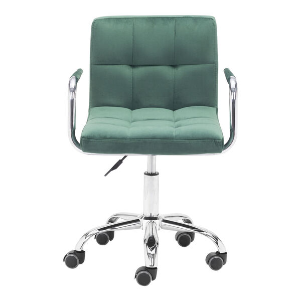 Kerry Green and Silver Office Chair, image 4