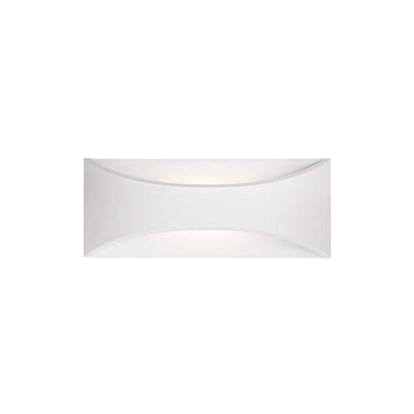 White Eight-Inch One-Light Wall Sconce, image 1