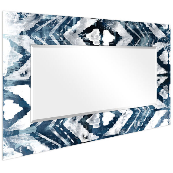 Indigo Extraction Blue 72 x 36-Inch Rectangular Beveled Floor Mirror, image 4
