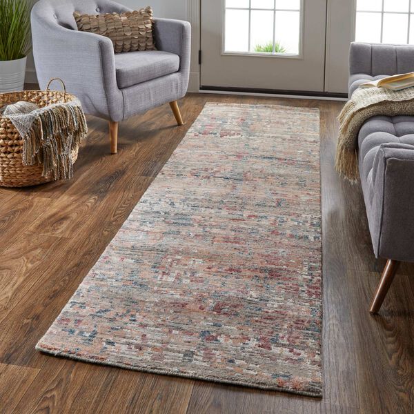 Conroe Red Blue Area Rug, image 2