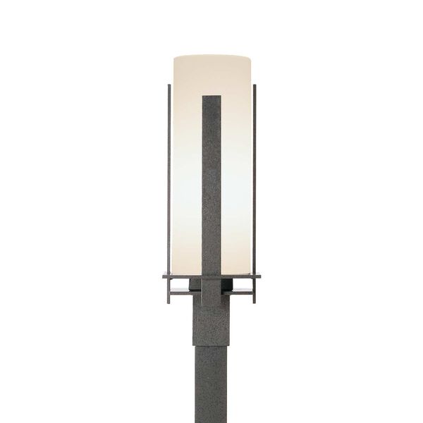Vertical Bar Natural Iron One-Light Outdoor Post Light, image 1