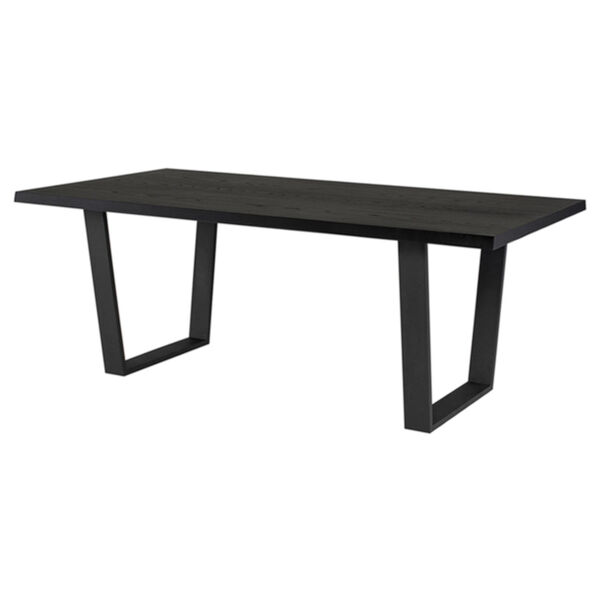 Versailles Onyx and Black 79-Inch Dining Table, image 1