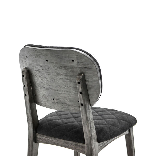 Katelyn Tundra Gray Midnight Dining Chair, Set of Two, image 4