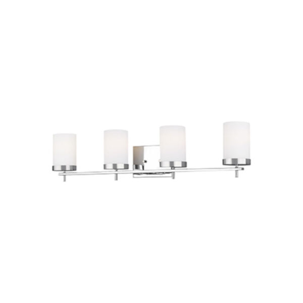 Loring Chrome Four-Light Wall Sconce, image 1
