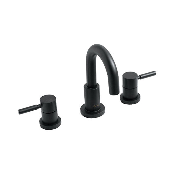 Positano Matte Black 8-Inch Widespread 2-Handle ADA Bath Faucet, image 3