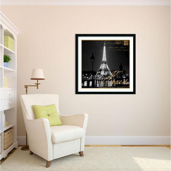 Paris At Night by Kate Carrigan, 34 x 34 In. Framed Art Print, image 6