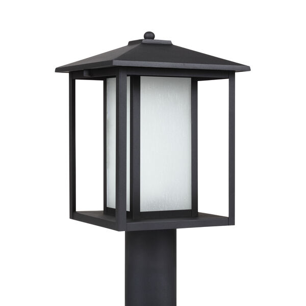Hunnington Black 9-Inch One-Light Outdoor Post Lantern, image 1