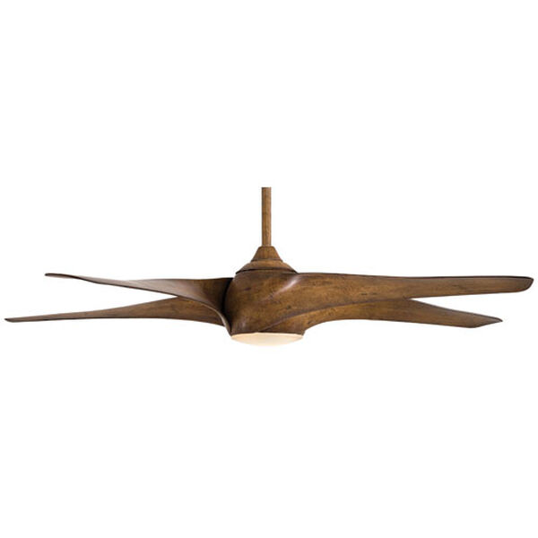 Artemis Distressed Koa Wood 62-Inch LED Ceiling Fan, image 3