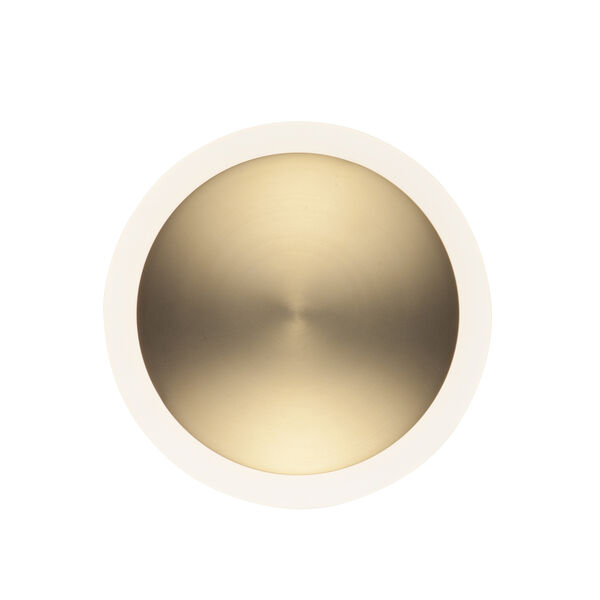 Saucer Black and Gold ADA LED Wall Sconce, image 1
