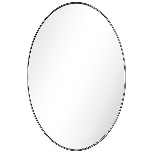 Black 24 x 36-Inch Oval Wall Mirror, image 3