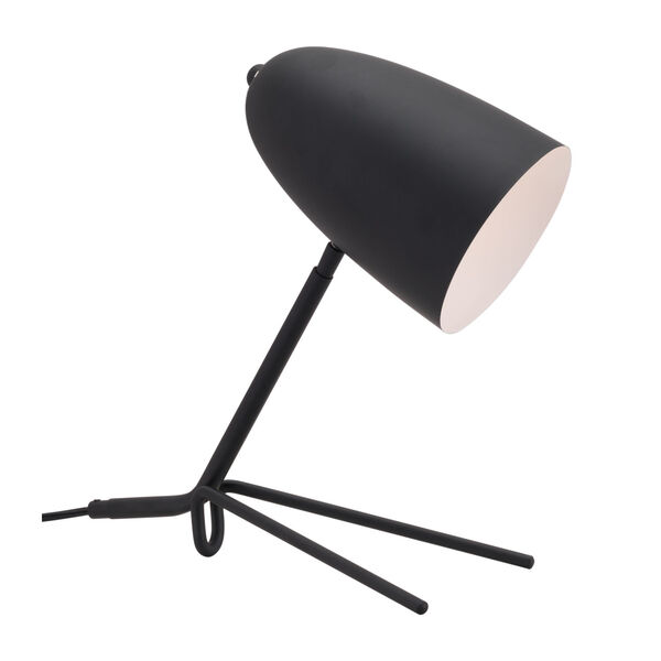 Jamison Matte Black One-Light Desk Lamp, image 1
